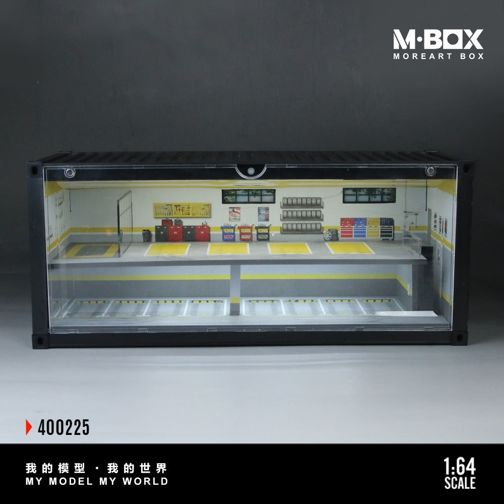 MBOX 1:64 Assembly Diorama Container Repair Shop L Type(MB400225