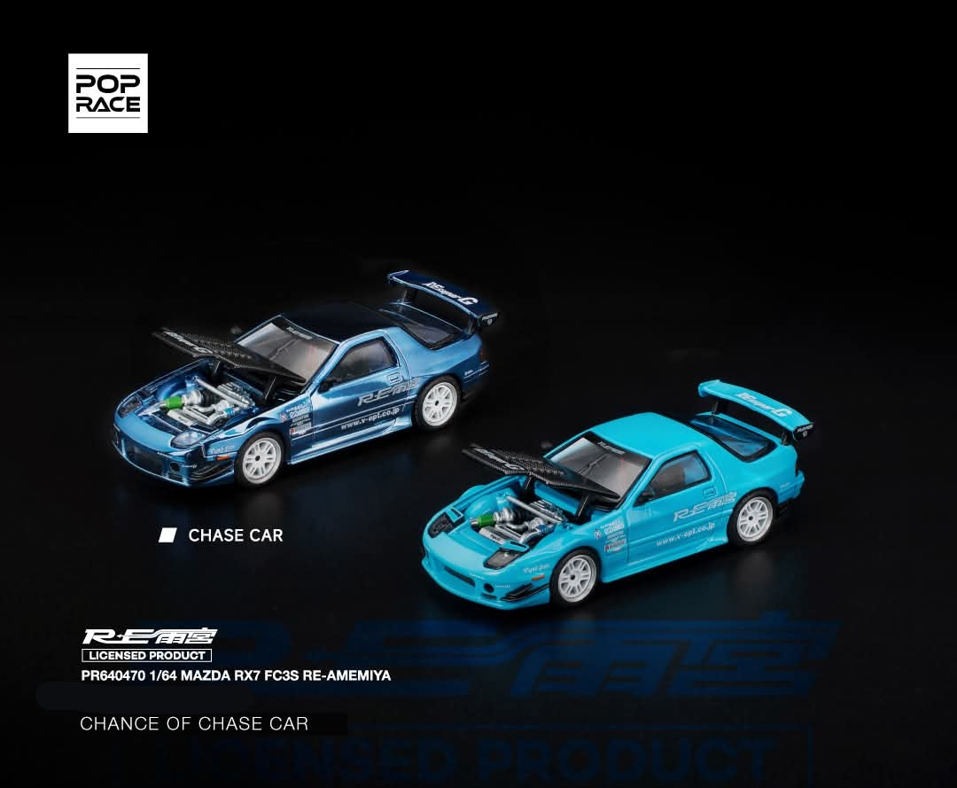 POP RACE 1/64 Mazda RX-7 (FC3S) RE-Amemiya TAS Tokyo 2026 PR640470