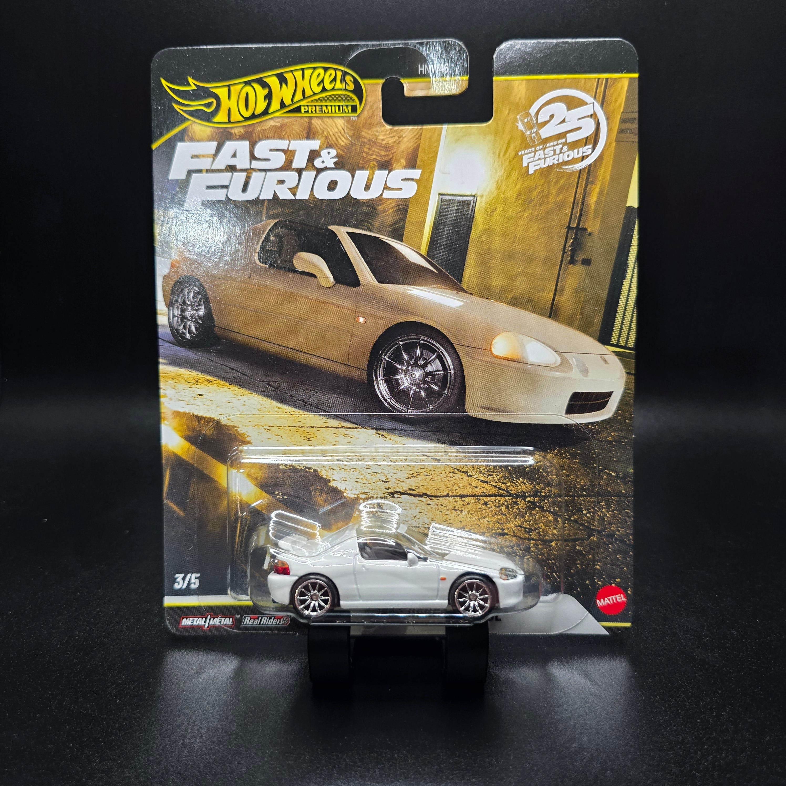 Hot Wheels Fast and Furious 1994 Honda Del Sol 25th Anniversary