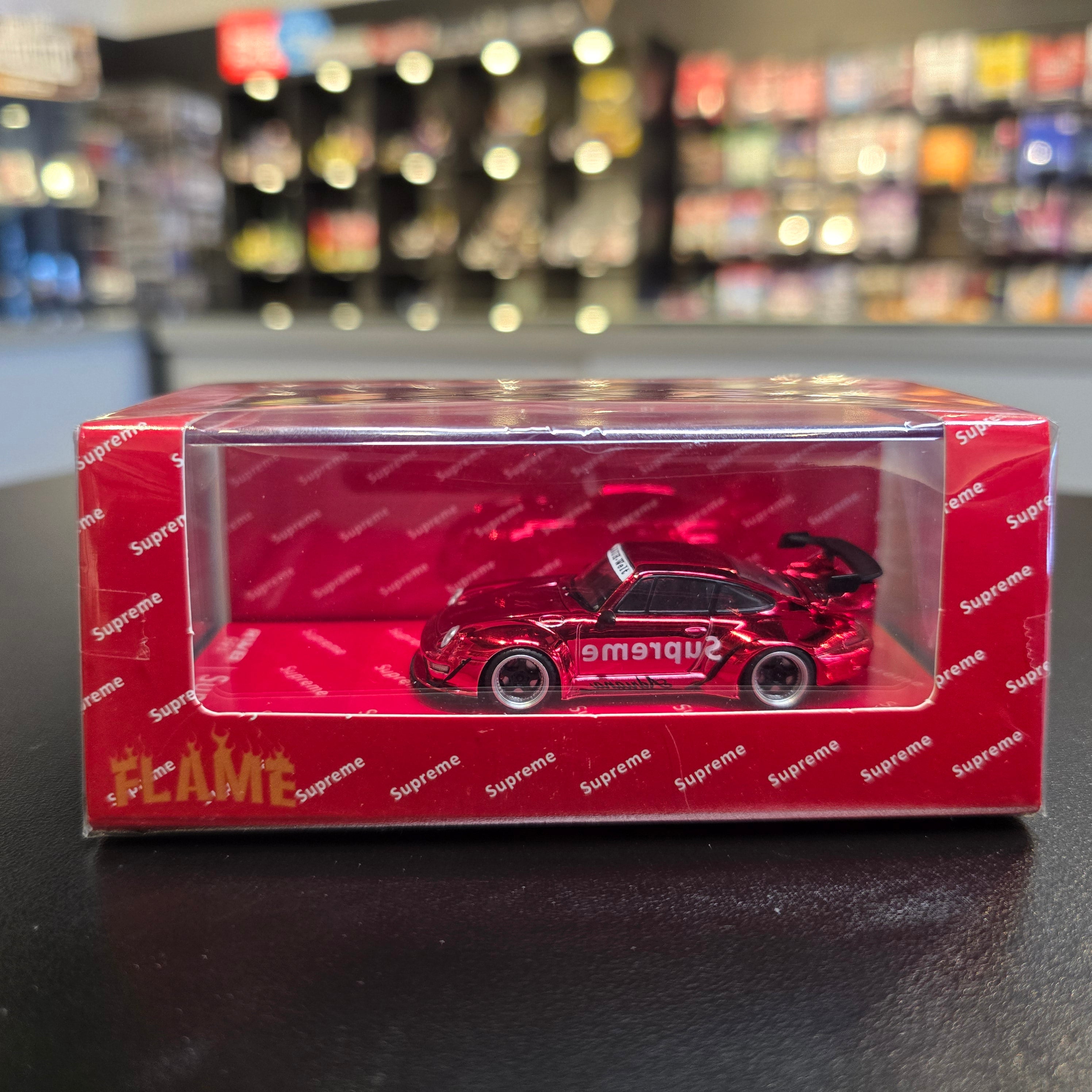 Flame 1:64 Porsche RWB 993 Diecast Model Supreme – Foundry Diecast