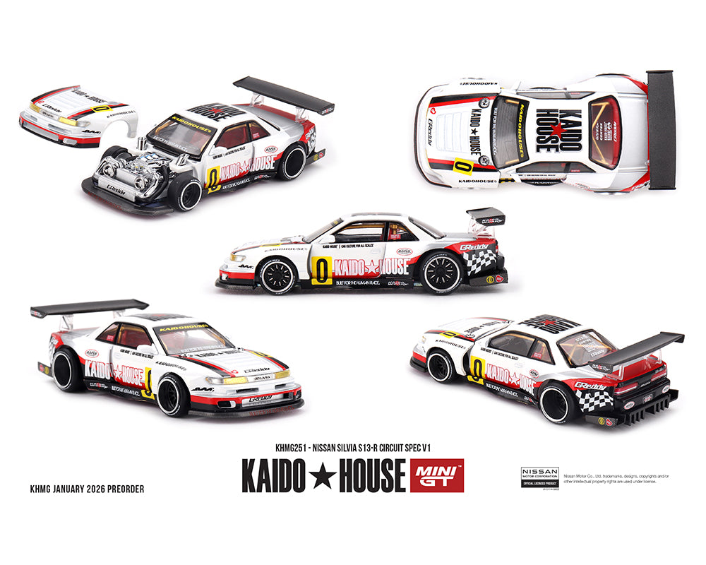 Kaido House 1:64 Nissan Silvia S13-R Circuit Spec V1 #251