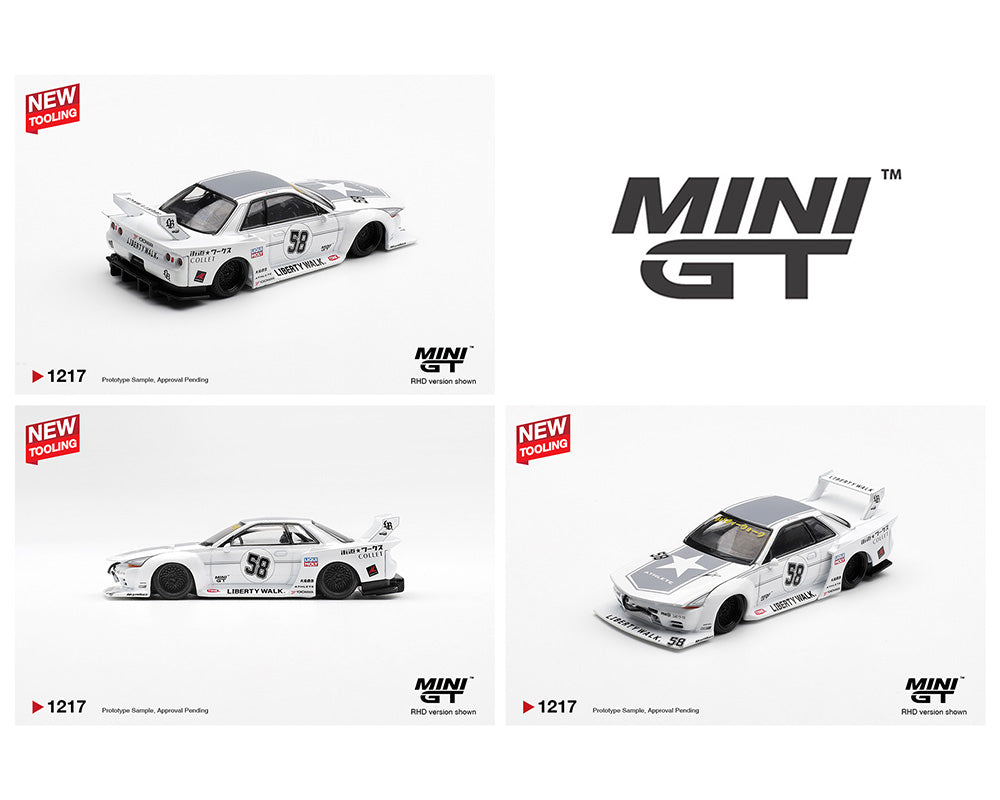 Mini GT 1:64 Nissan GT-R32 LB-Kaido Works TAS 2025 #1217 – Foundry