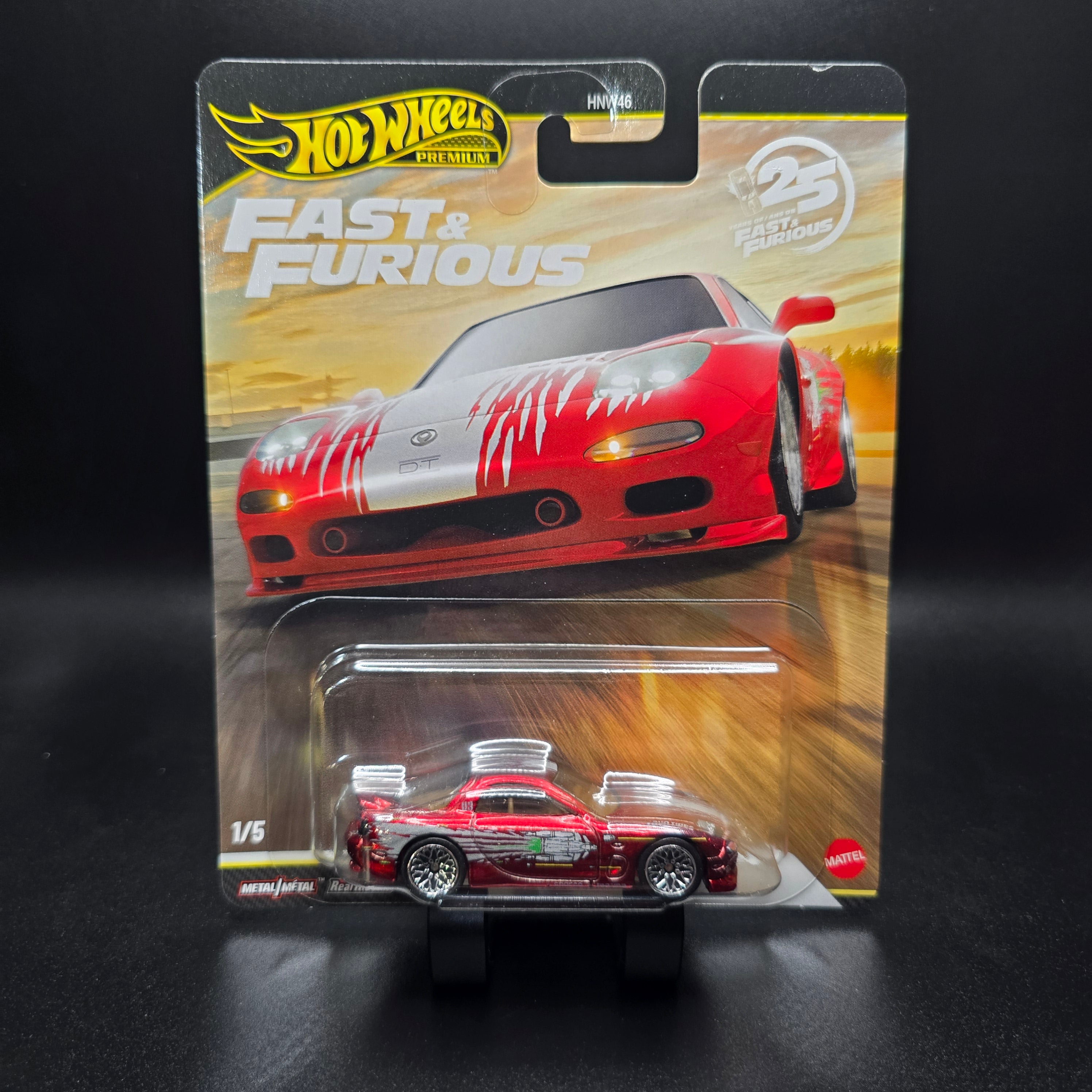 Hot Wheels Fast and Furious 1995 Mazda RX-7 25th Anniversary