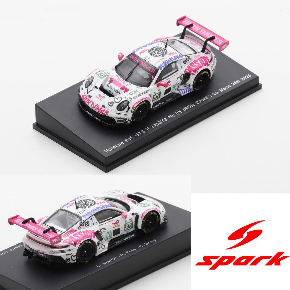 SPARK 1/64 Porsche 911 GT3 R LMGT3 No.85 IRON DAMES Le Mans 24H
