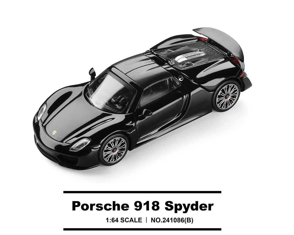 Trends Hobby 1/64 Porsche 918 Spyder - Black 241086(B)