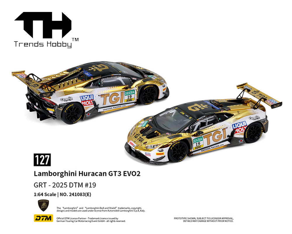 Trends Hobby 1/64 Lamborghini Huracan GT3 EVO2 GRT - DTM 2025 #19 241083(E)