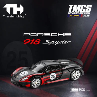 Trends Hobby 1/64 Porsche 918 Spyder #25 TMCS 2026 Event Exclusive 241086(D)