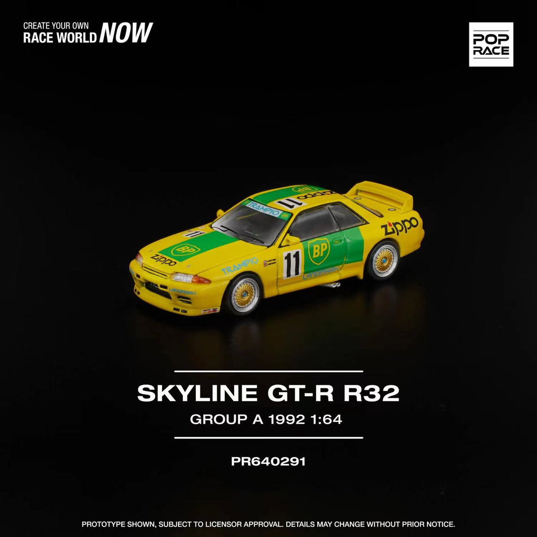 POP RACE 1:64 GT-R R32 GROUP A 1992 PR640291