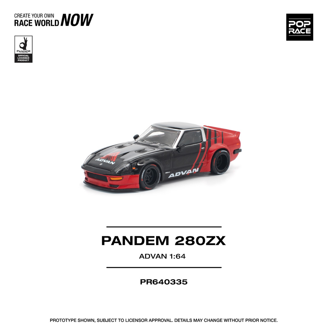 POP RACE 1:64 PANDEM 280ZX ADVAN PR640335