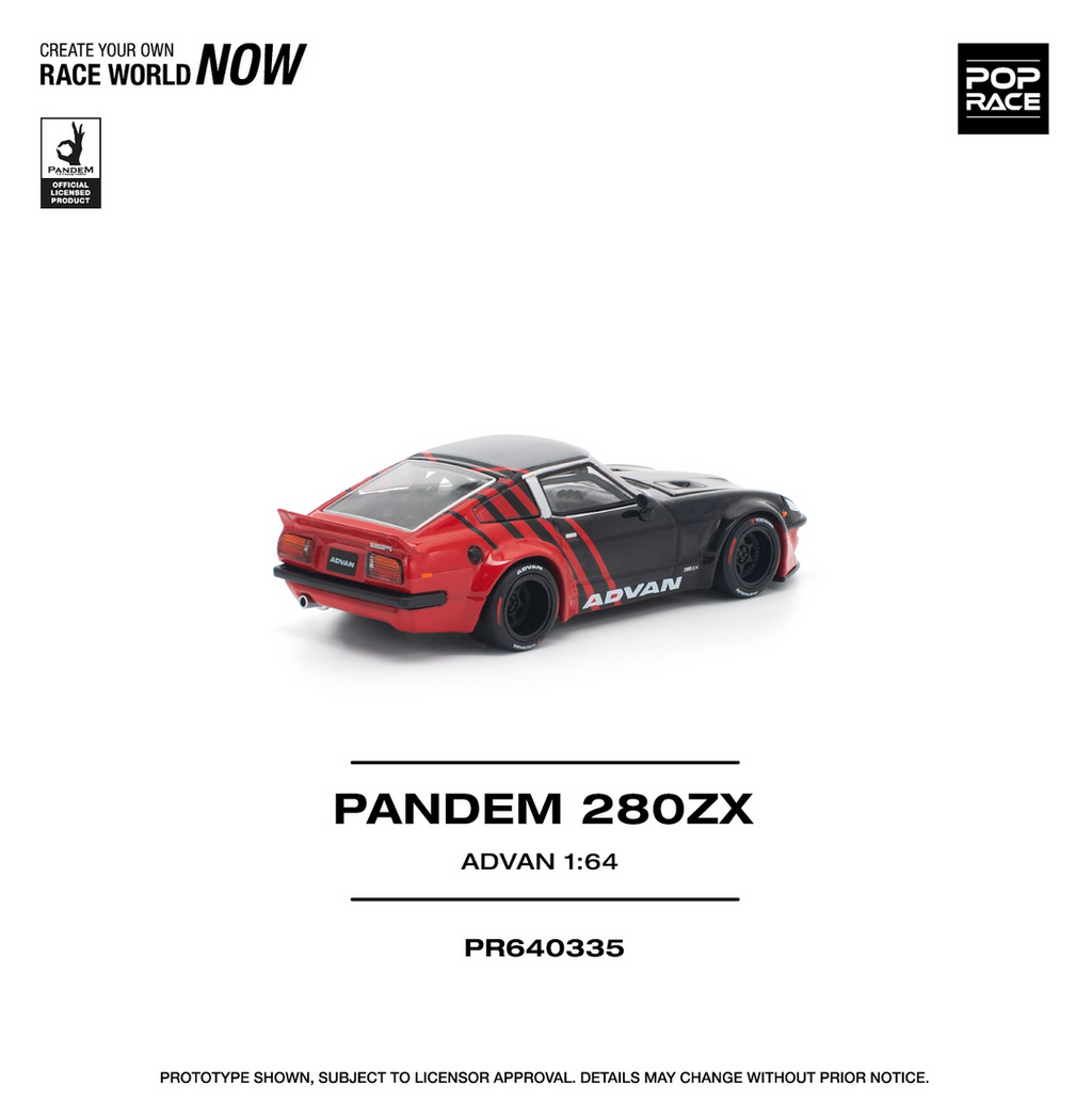 POP RACE 1:64 PANDEM 280ZX ADVAN PR640335