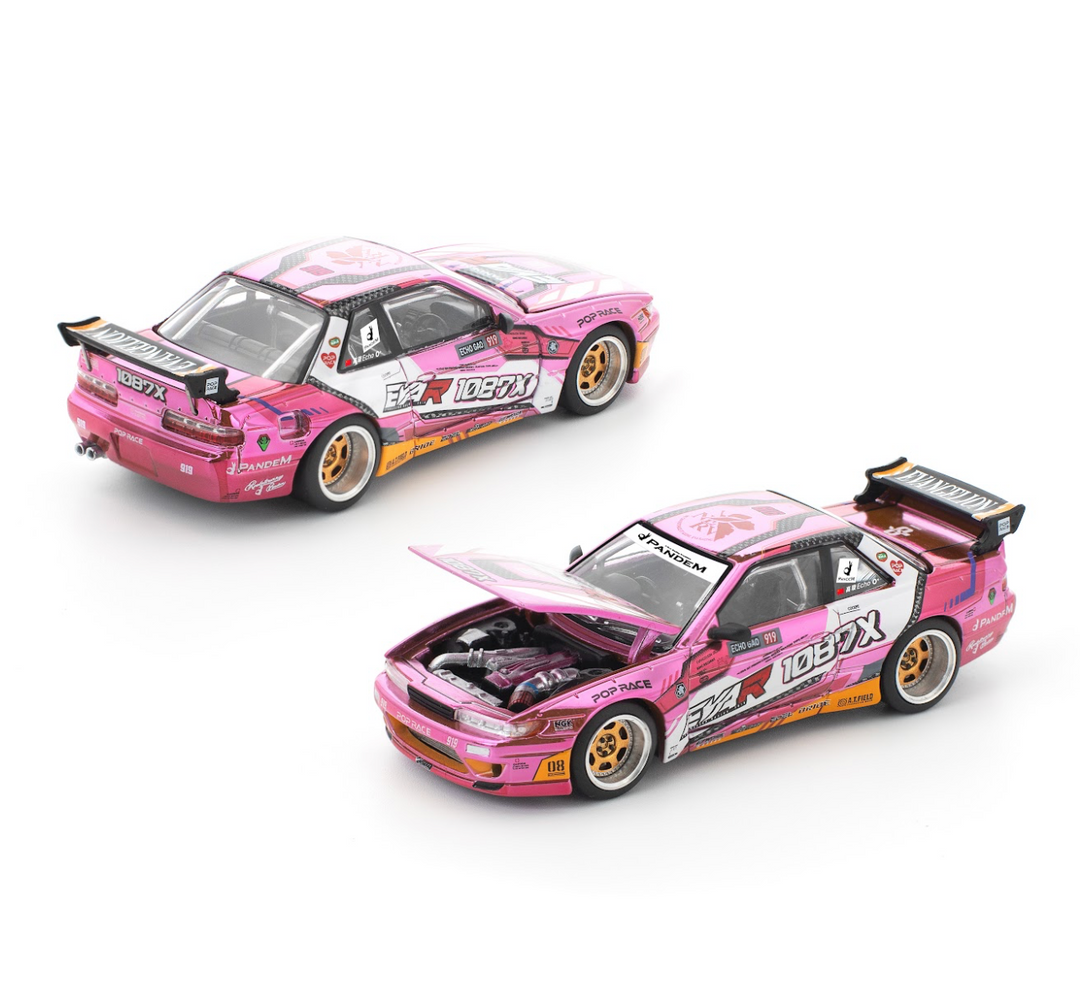 POP RACE 1:64 PANDEM SILVIA S13 EVA RT PRODUCTION MODEL CUSTOM TYPE-08 x 1087X PR640241