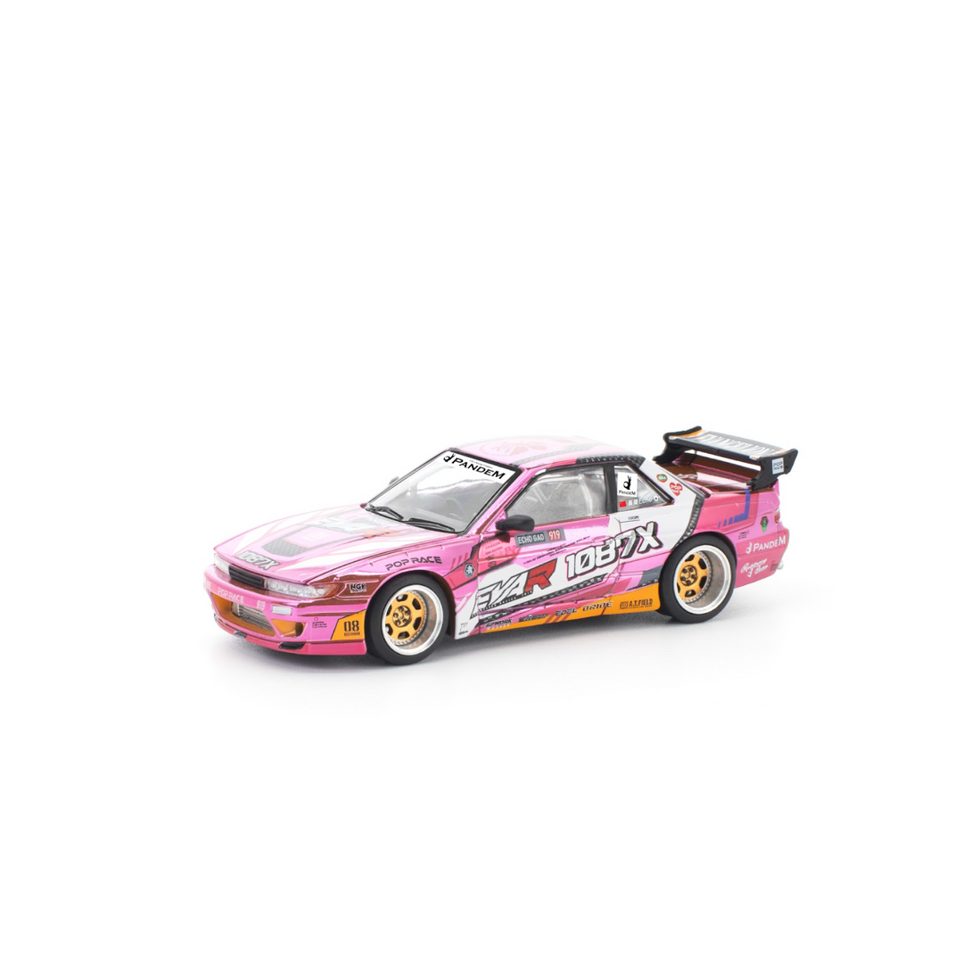 POP RACE 1:64 PANDEM SILVIA S13 EVA RT PRODUCTION MODEL CUSTOM TYPE-08 x 1087X PR640241