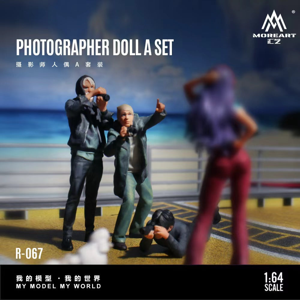 MoreArt Photographer Figure set A MO223067