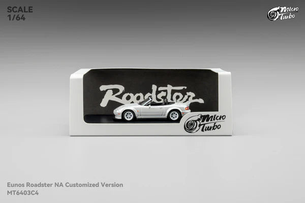 Micro Turbo - 1/64 Custom MX5 Miata RB - Metallic White