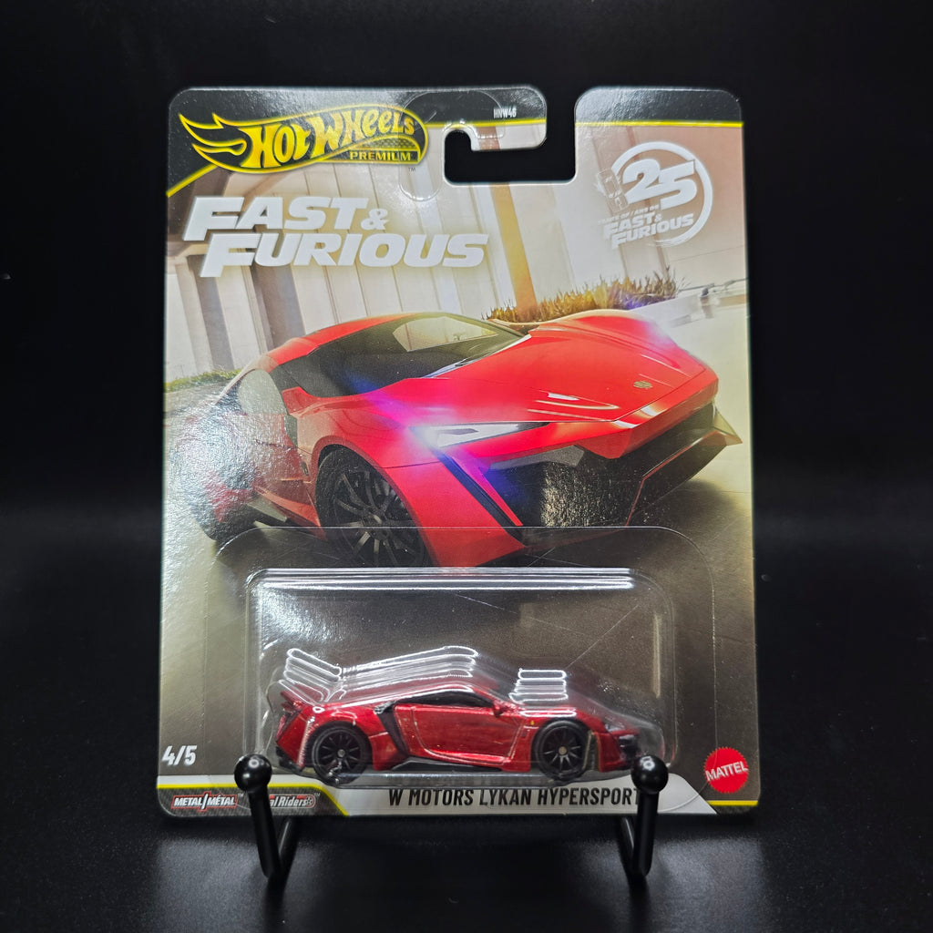 Hot Wheels 25 Years of Fast and Furious W Motors Lykan Hypersport Premium