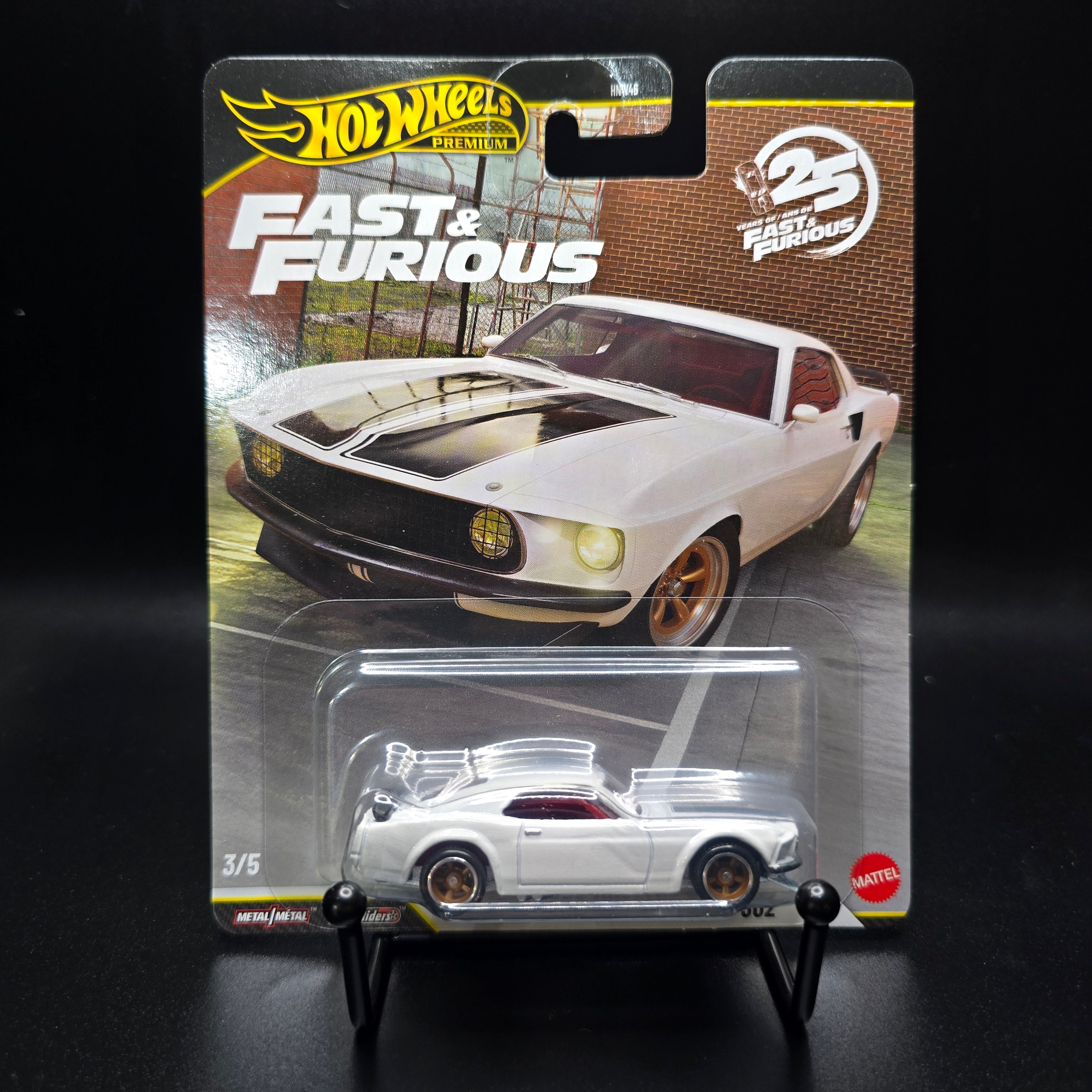 Hot Wheels 25 Years of Fast and Furious 1969 Ford Mustang Boss 302 Premium