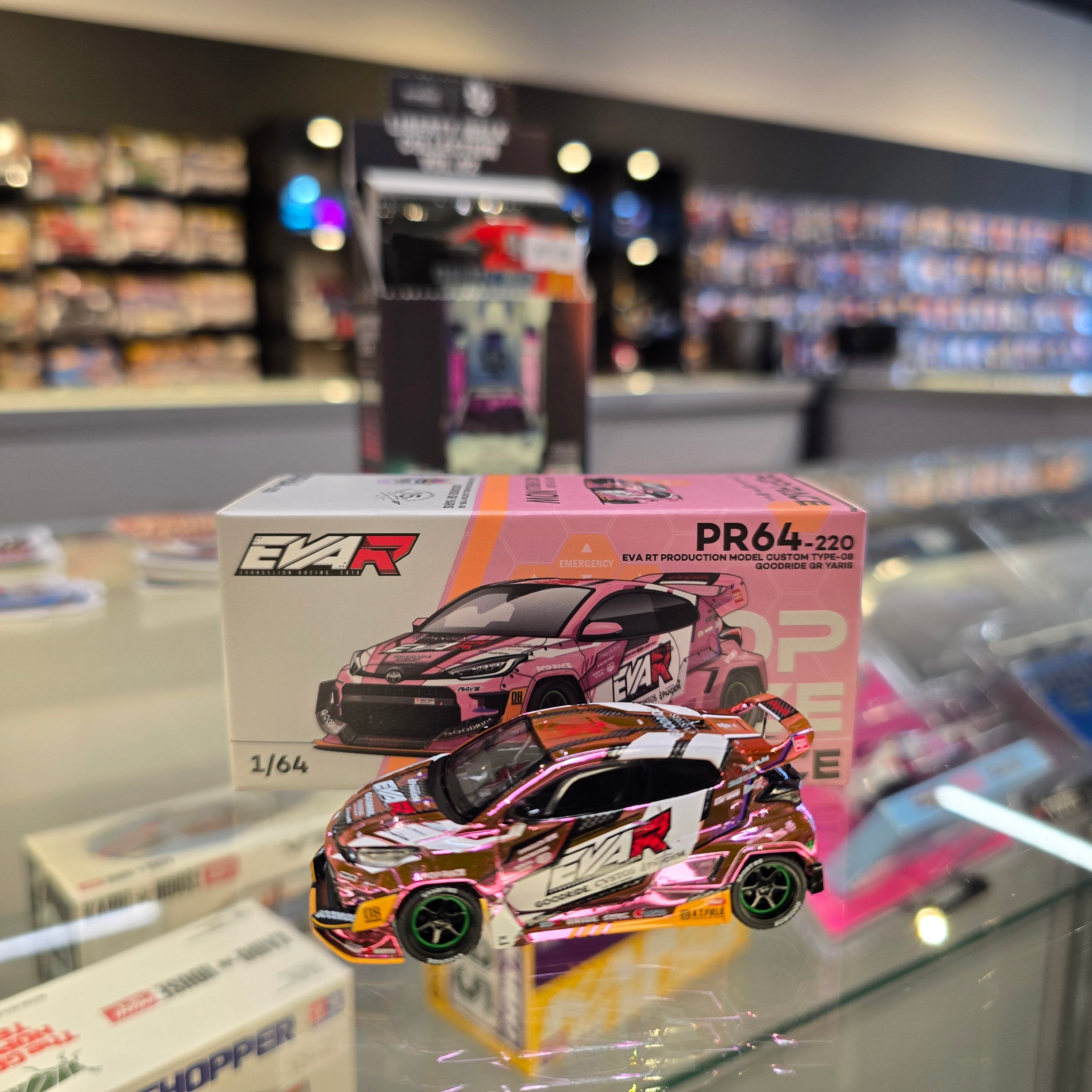 Pop Race PR64-220 EVA RT Production Model Custom Type 08 Goodride GR Yaris EVA-R