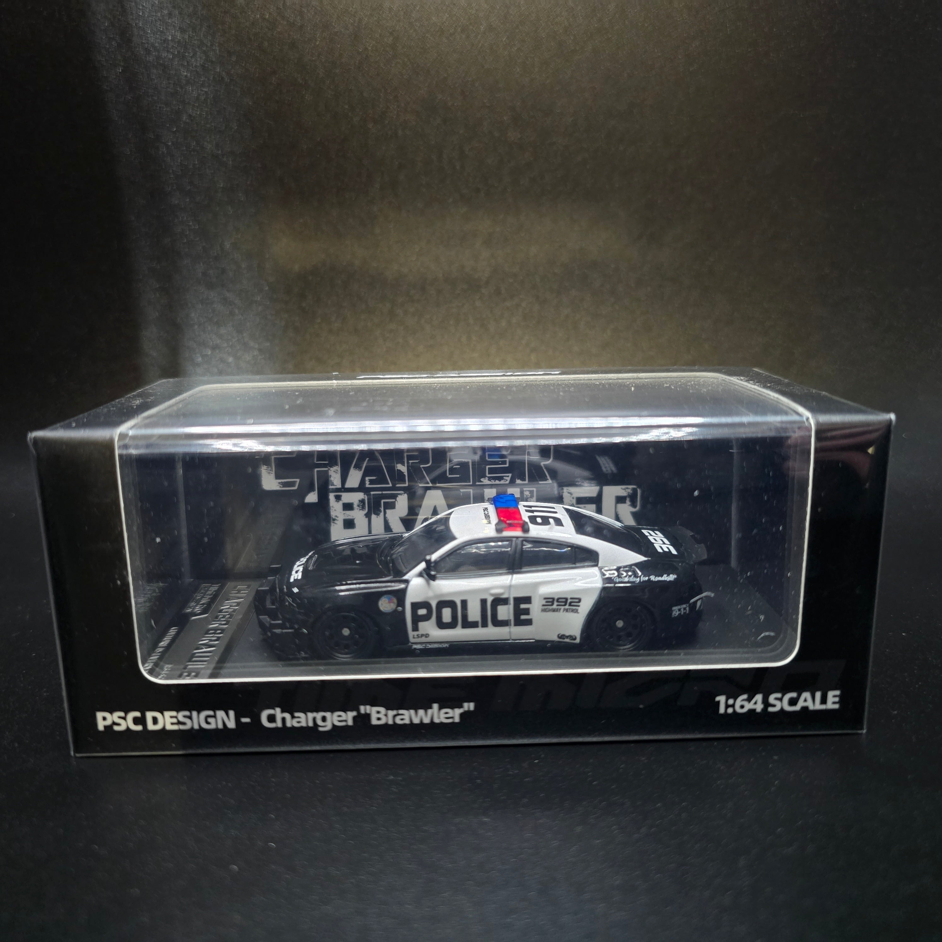 PSC Designs Charger Brawler Police Car 1:64