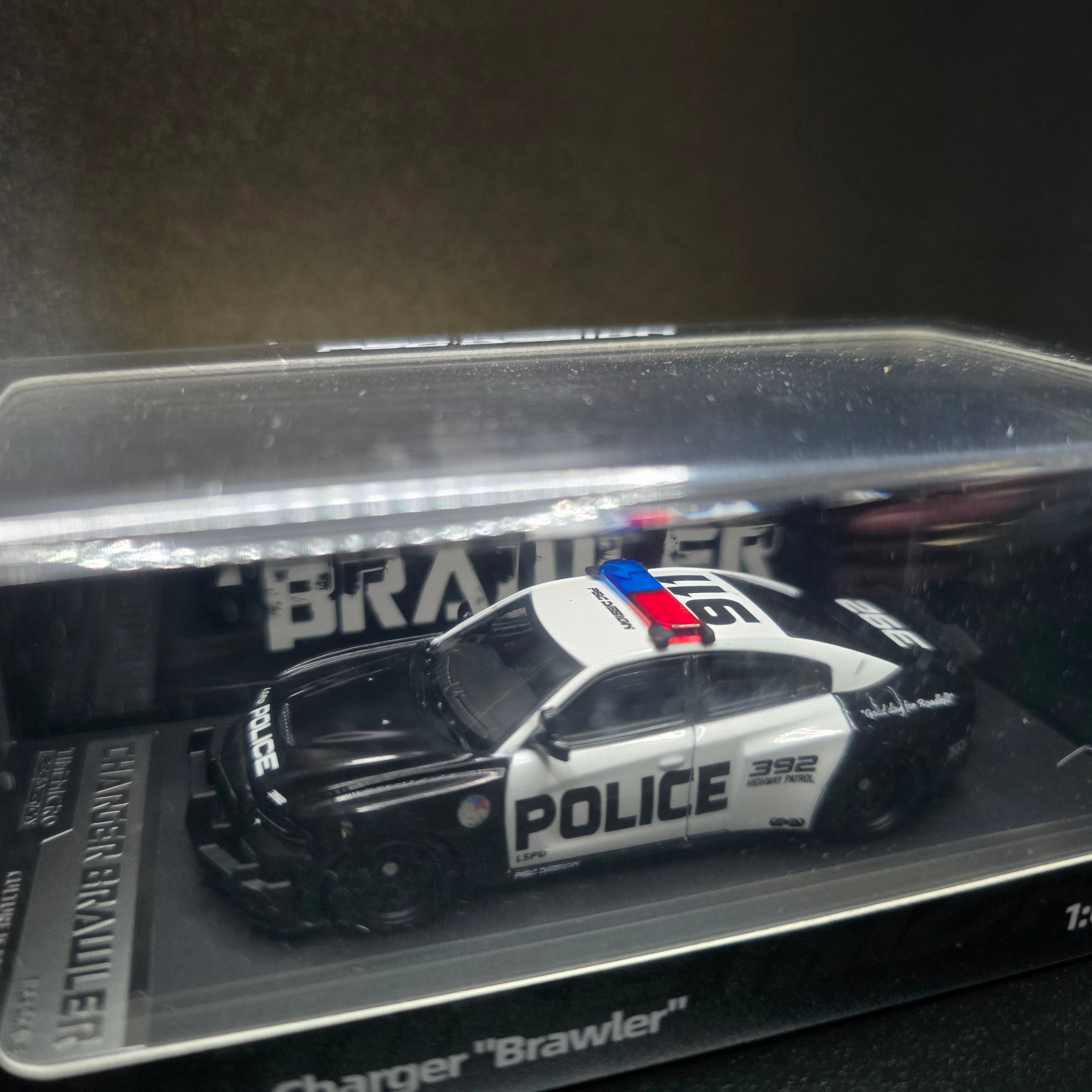 PSC Designs Charger Brawler Police Car 1:64