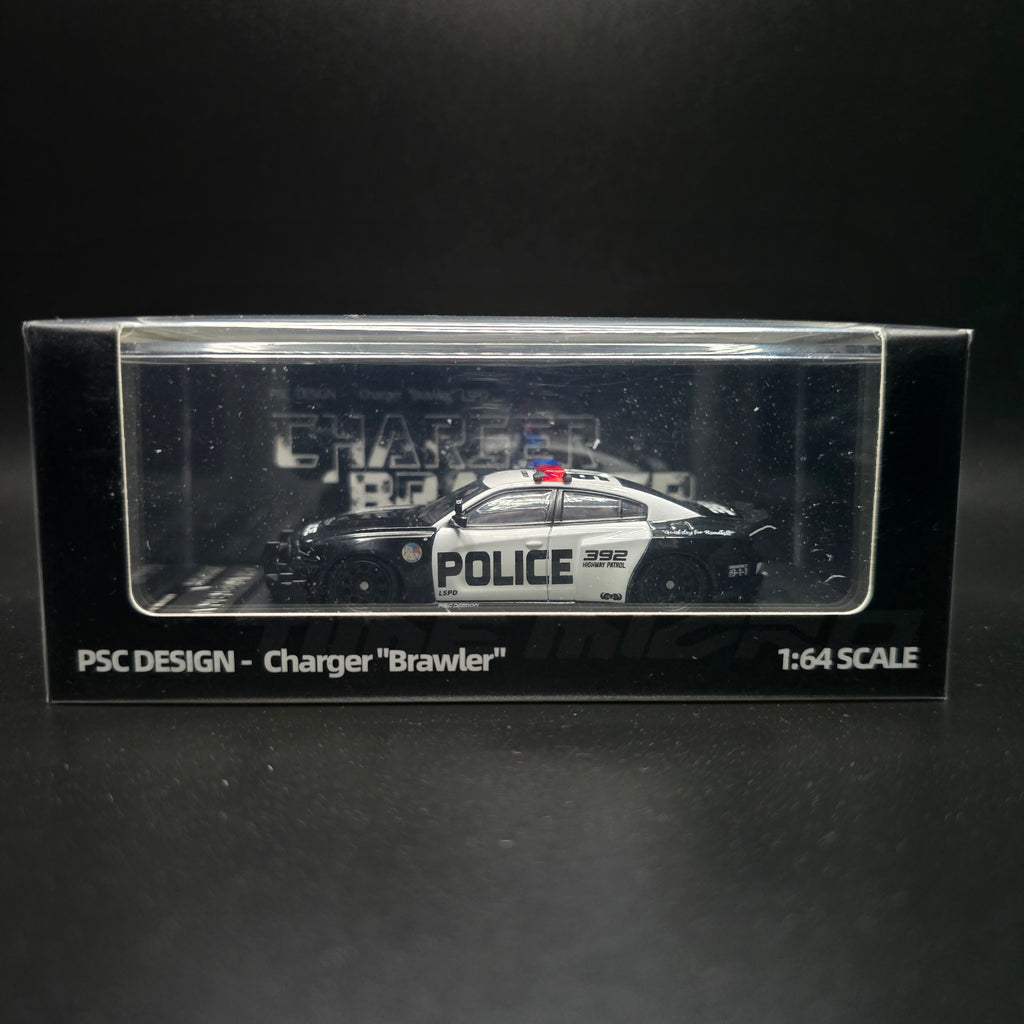 PSC Designs Charger Brawler Police Car 1:64