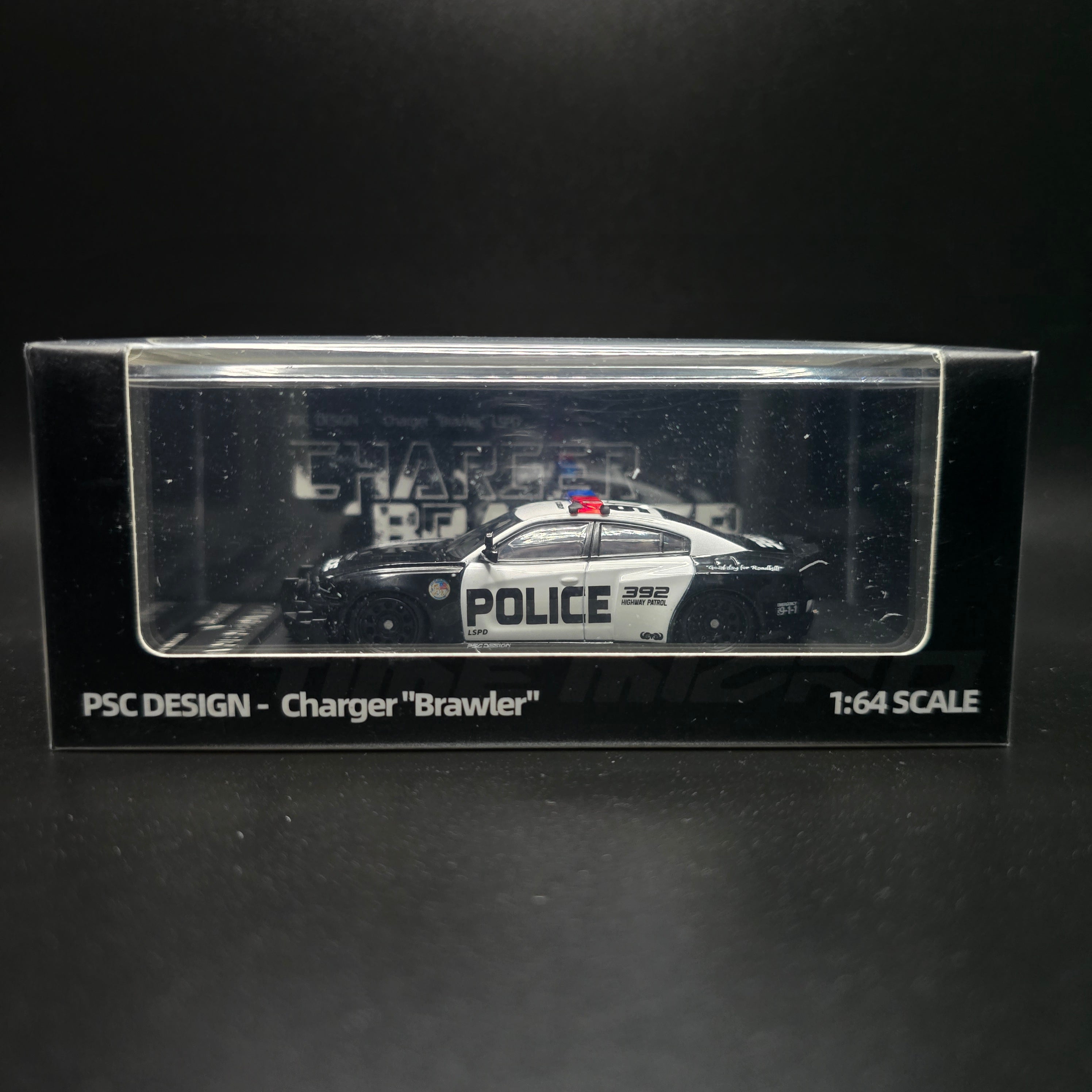 PSC Designs Charger Brawler Police Car 1:64