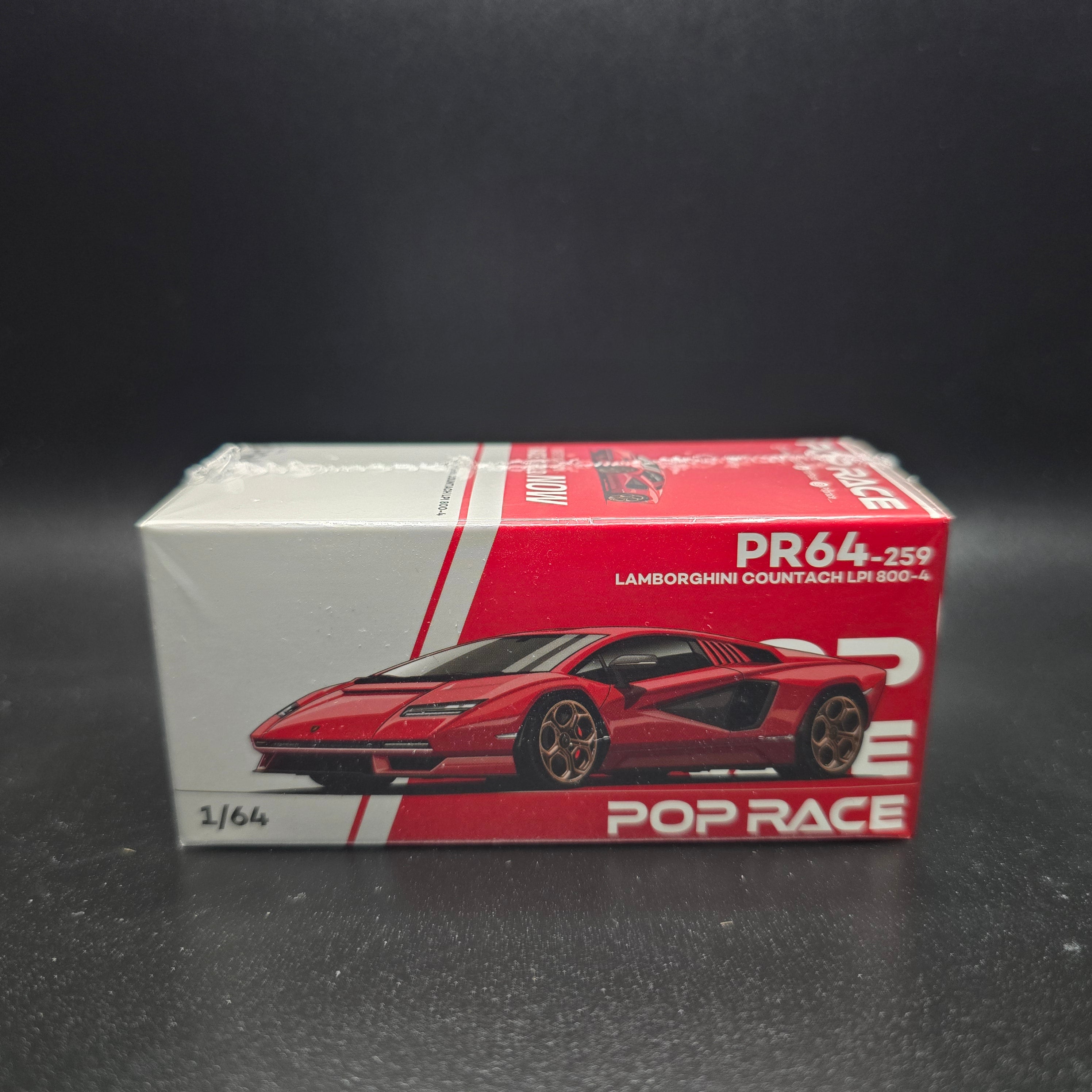 Pop Race Lamborghini Countach LPI 800-4 Rosso PR640259