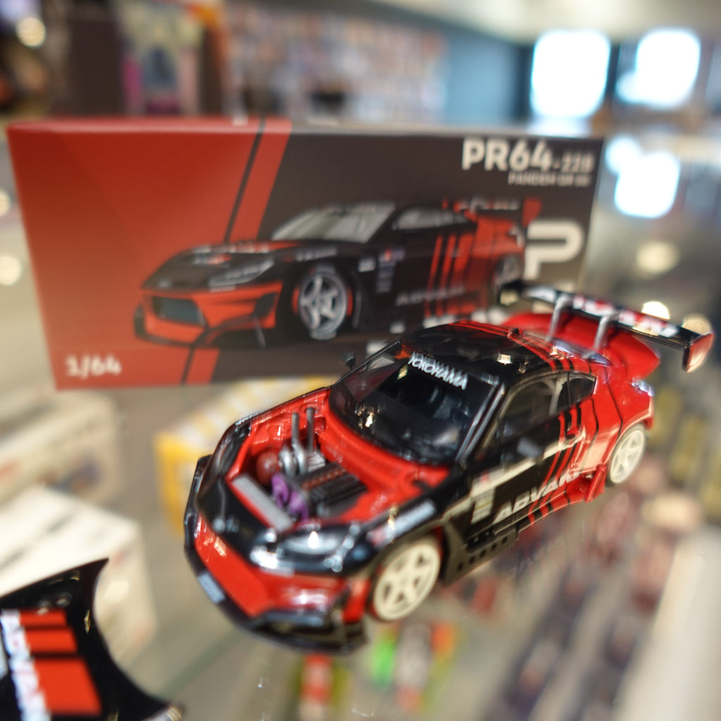 Pop Race P^64-228 Pandem GR 86 Advan 1/64 Scale