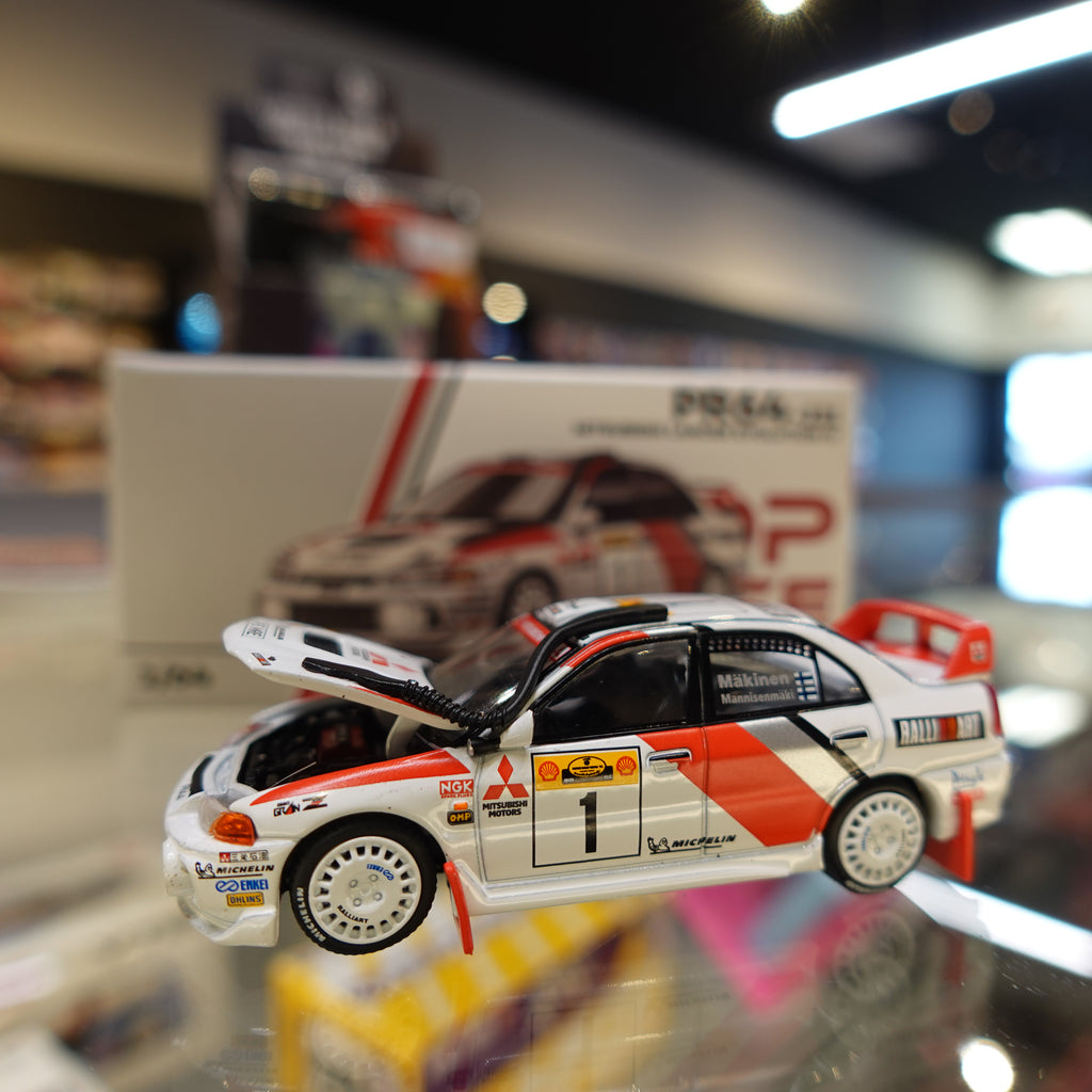 Pop Race PR64-231 Mitsubishi Lancer Evolution IV 1/64 Scale