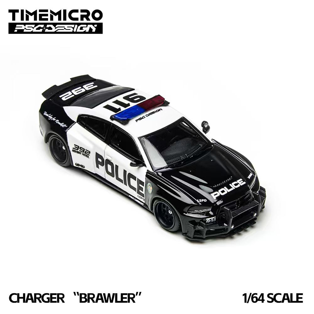 PSC Designs Charger Brawler Police Car 1:64
