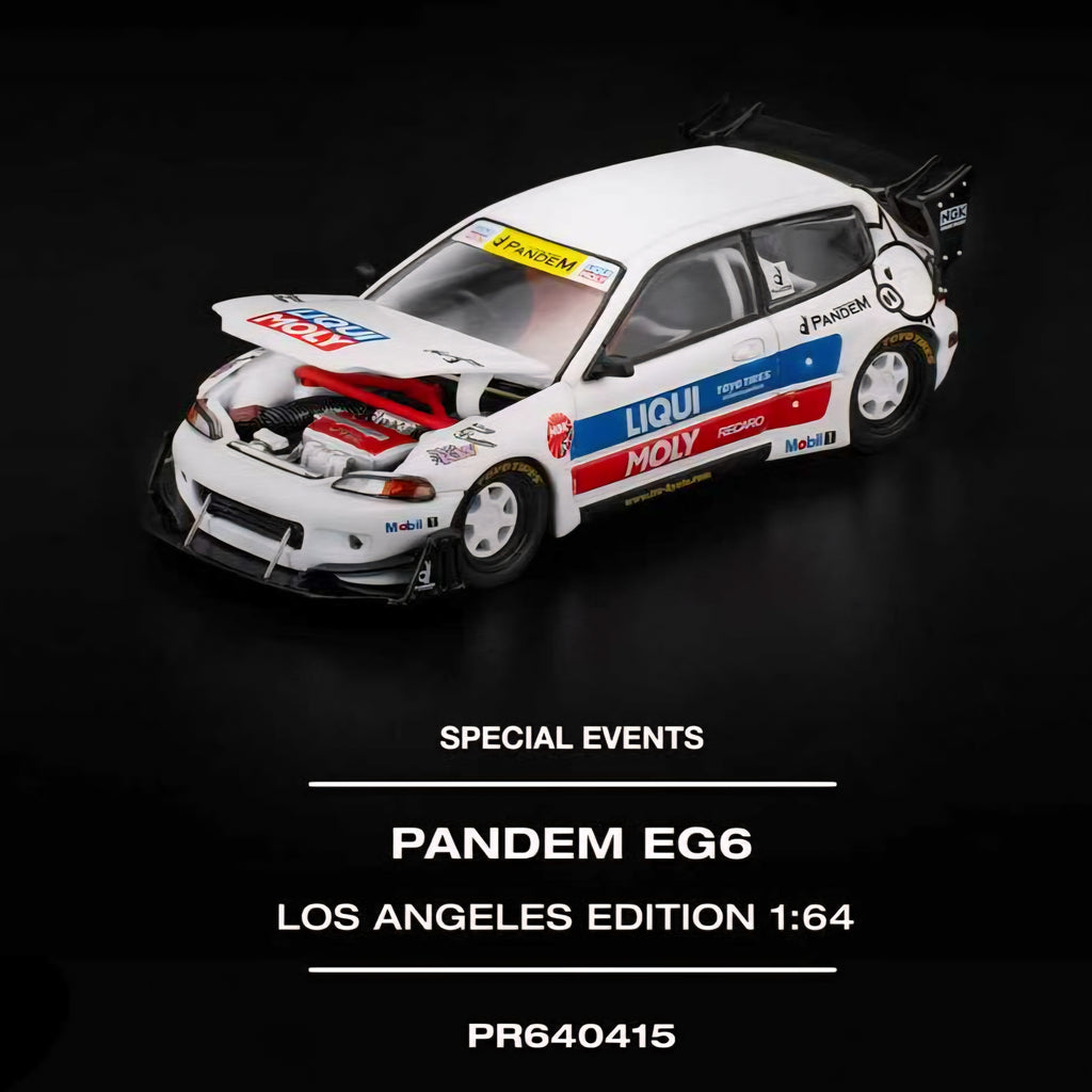 Pop Race 1/64 Pandem EG6 LOS ANGELES Edition PR640415 Event Model