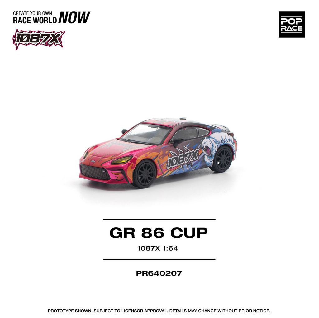 Pop Race Toyota 1087X GR86 Cup PR640207