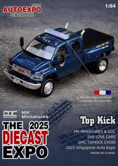 Limited Edition 1:64 GMC Topkick Singapore Autoexpo 2025