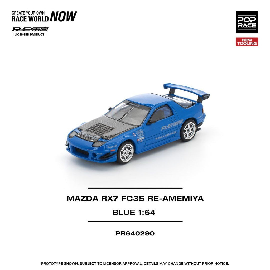 Pop Race RX7 (FC3S) Re-Amemiya Blue PR640290