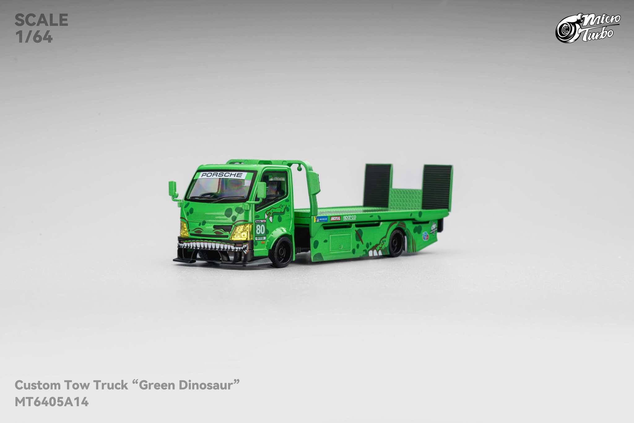 Mega Gear 1/64 Custom Hauler Green Dino Rexy