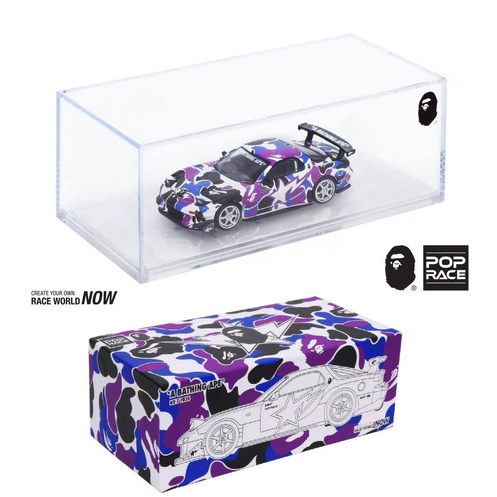 POP RACE 1/64 Mazda RX-7 FD3S Re-Amemiya BAPE STORE Hong Kong 20th Anniversary Special Edition PR640493
