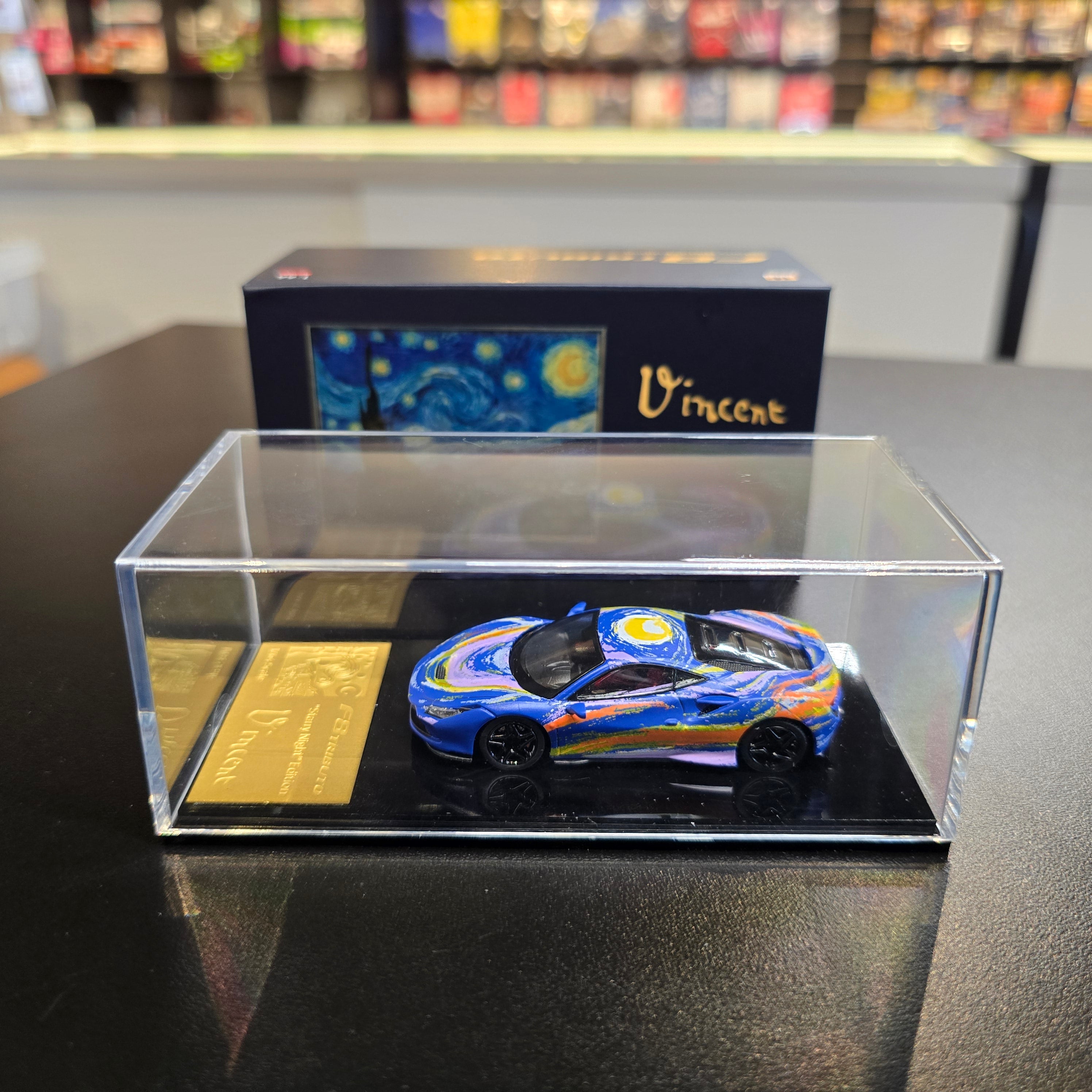 Karium Model 1/64 Ferrari F8 Starry Night