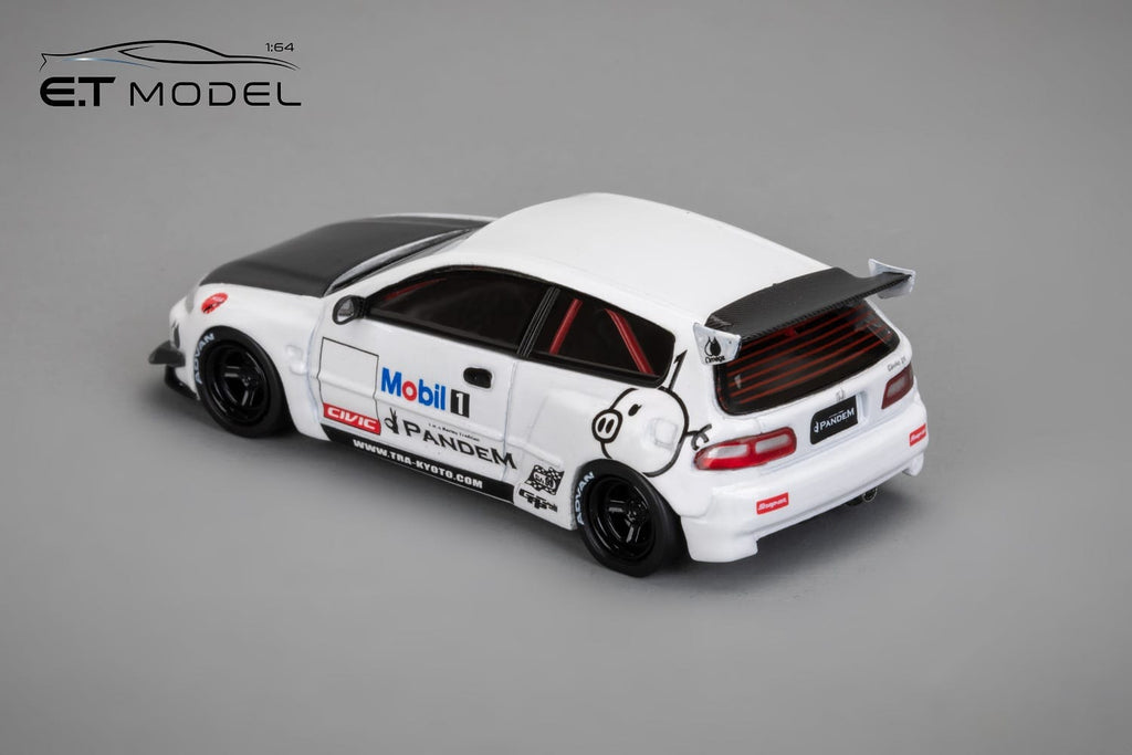 ET Model 1/64 Pandem Civic EG6 Rocket Bunny Wide Body Diecast Model