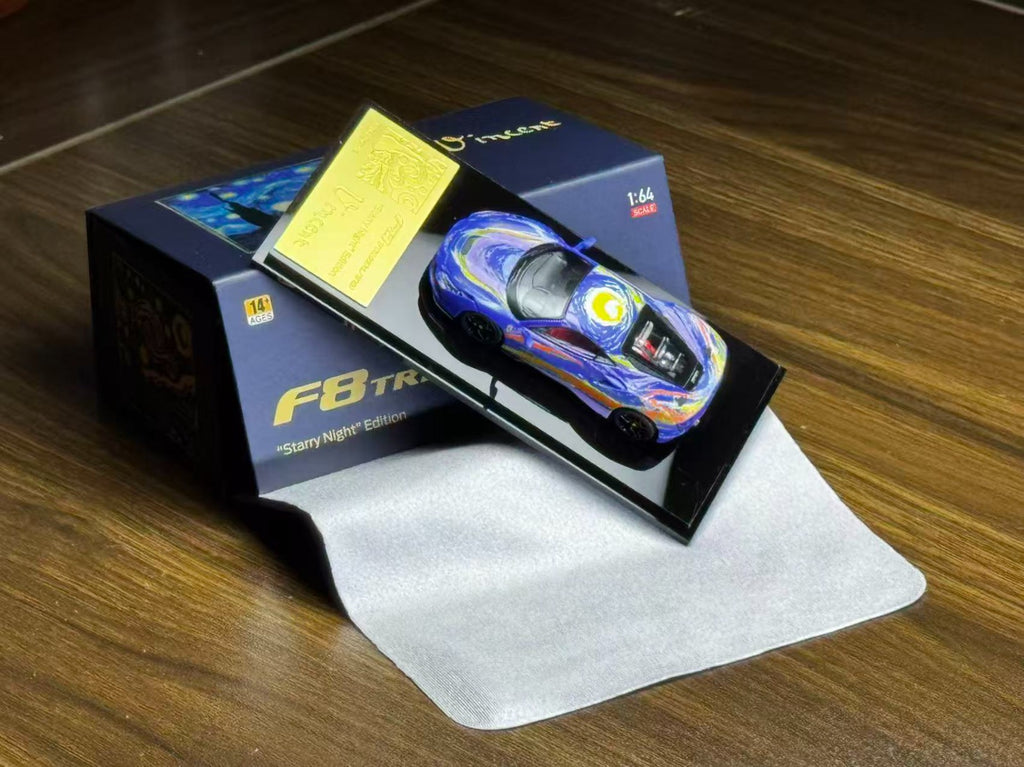 Karium Model 1/64 Ferrari F8 Starry Night
