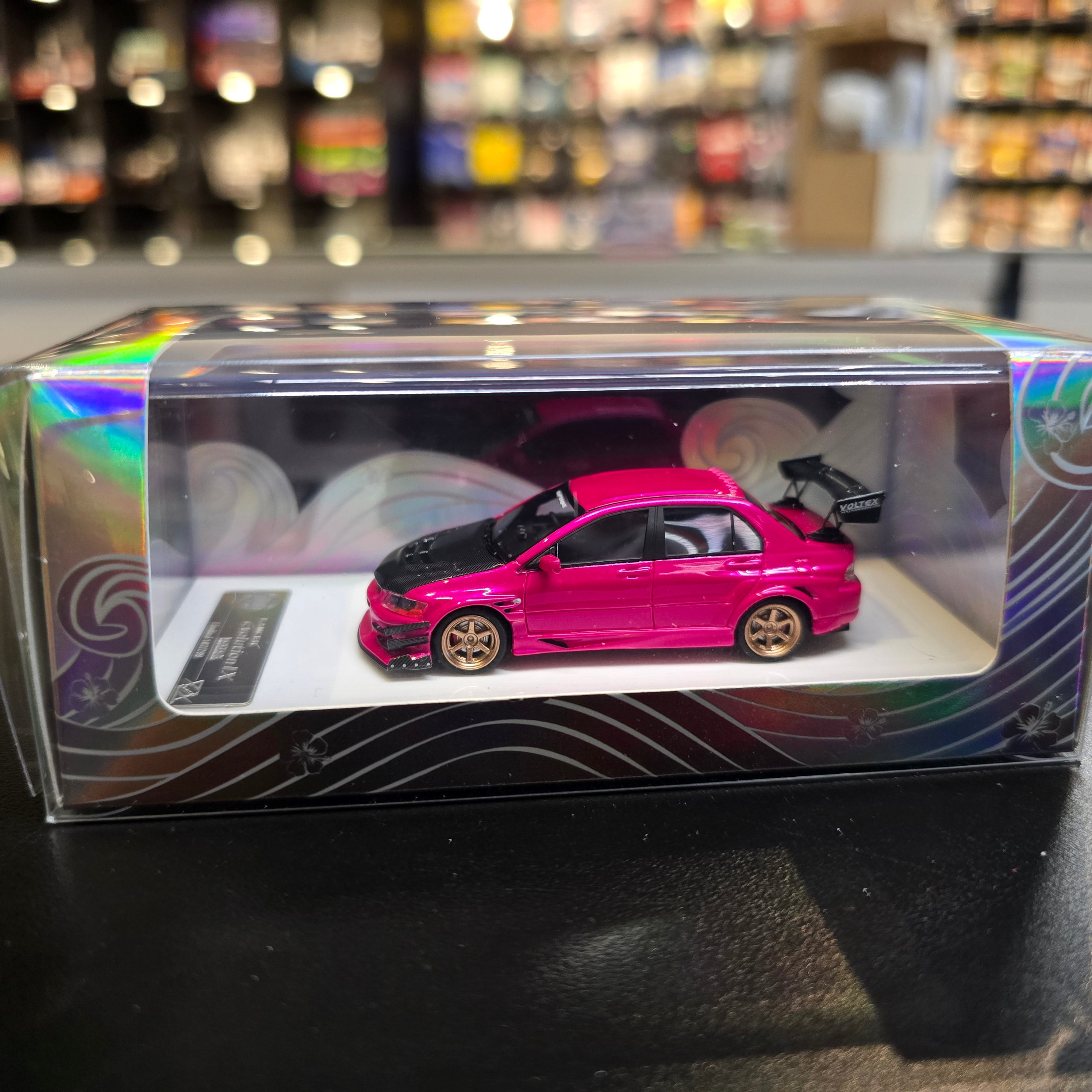 404 Error 1/64 EVO 9 Varis Customized In Malaysia Resin Flash Pink