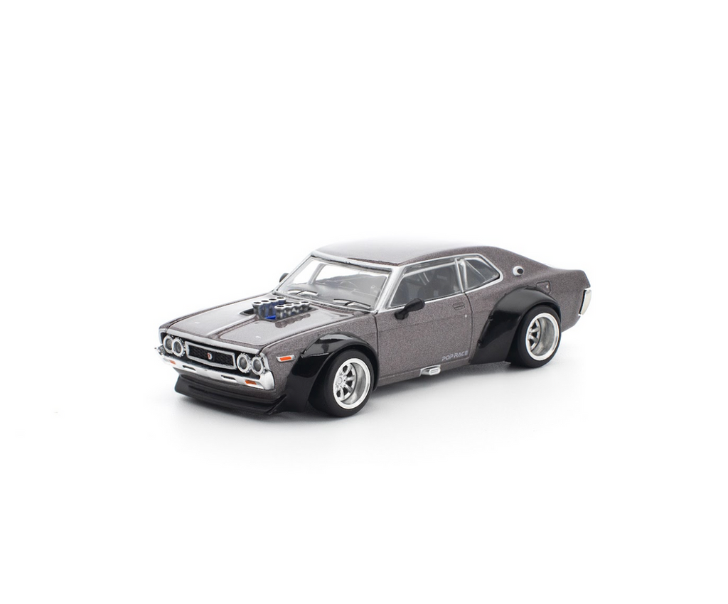 POP RACE 1/64 LAUREL C130 METALLIC GREY PR640304