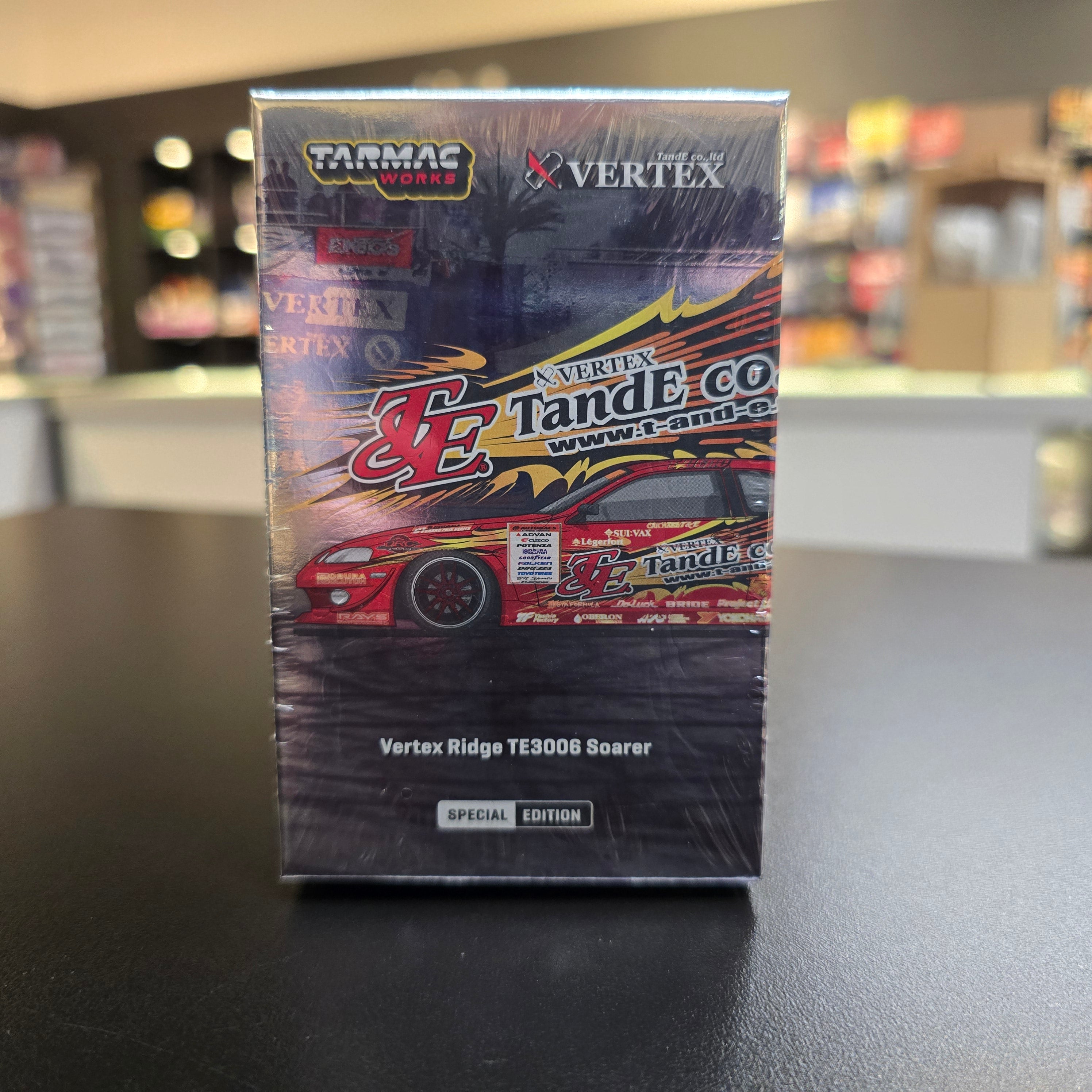 Tarmac Works 1:64 Vertex Ridge TE3006 Soarer Chrome Red – Special Edition – GLOBAL64