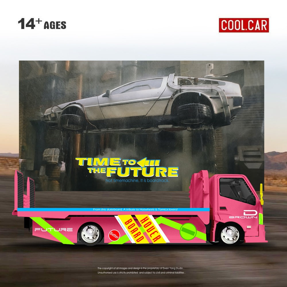 Coolcar 1:64 H300 Car Transport Hauler Back to the Future Hoverboard Livery