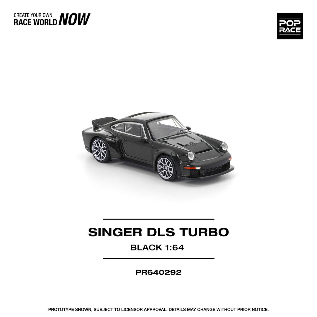 POP RACE 1/64 SINGER DLS TURBO (ROAD) BLACK PR640292