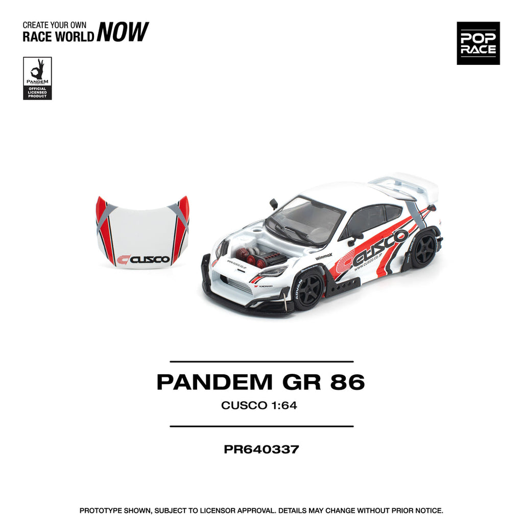 POP RACE 1/64 PANDEM GR86 - CUSCO PR640337
