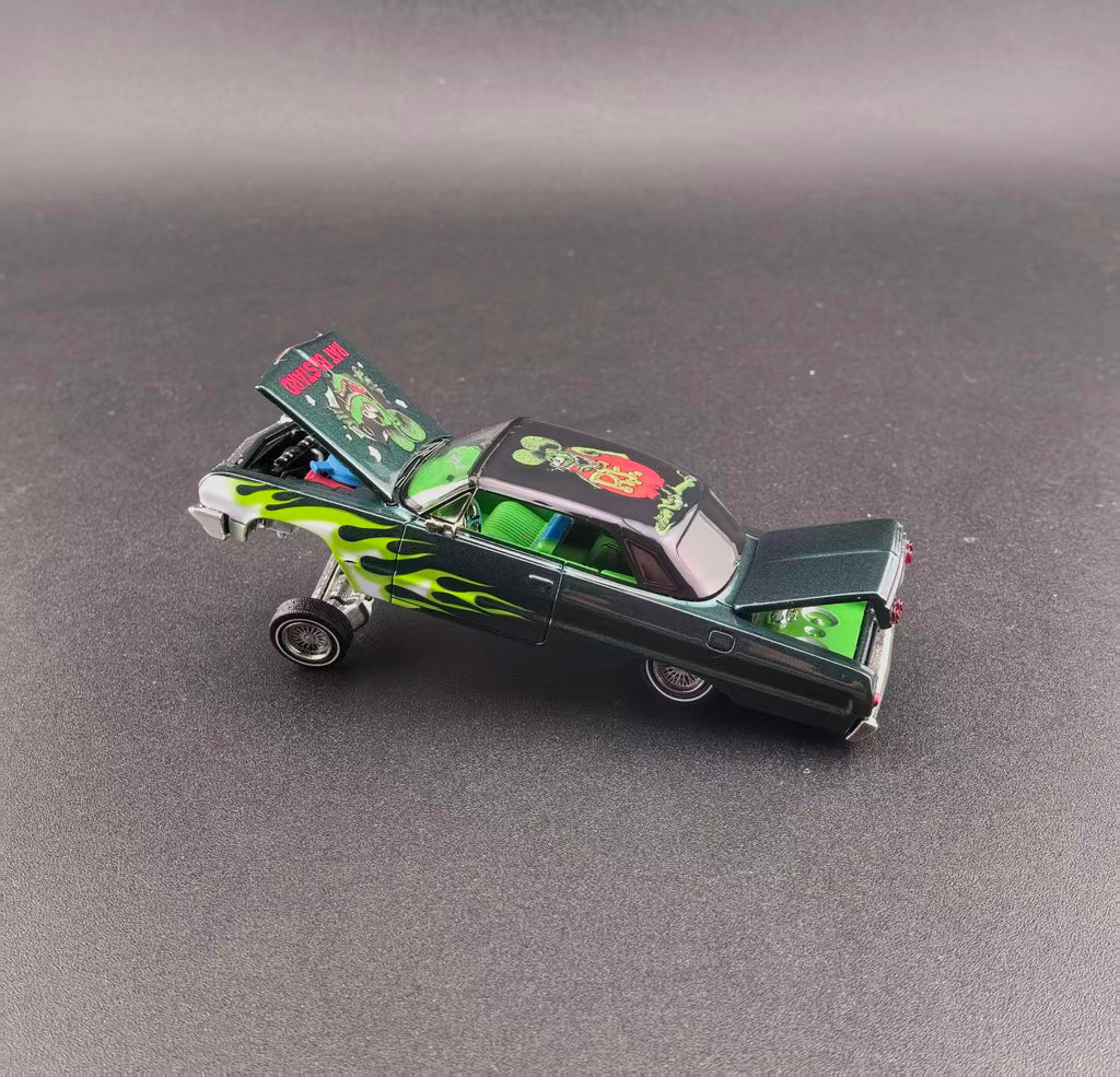 Fine Works 64 Chevrolet Impala West Coast Bouncing Cars Rat Fink 1/64