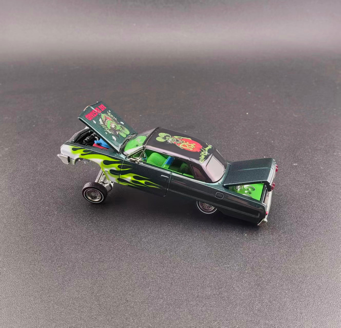 Fine Works 64 Chevrolet Impala West Coast Bouncing Cars Rat Fink 1/64