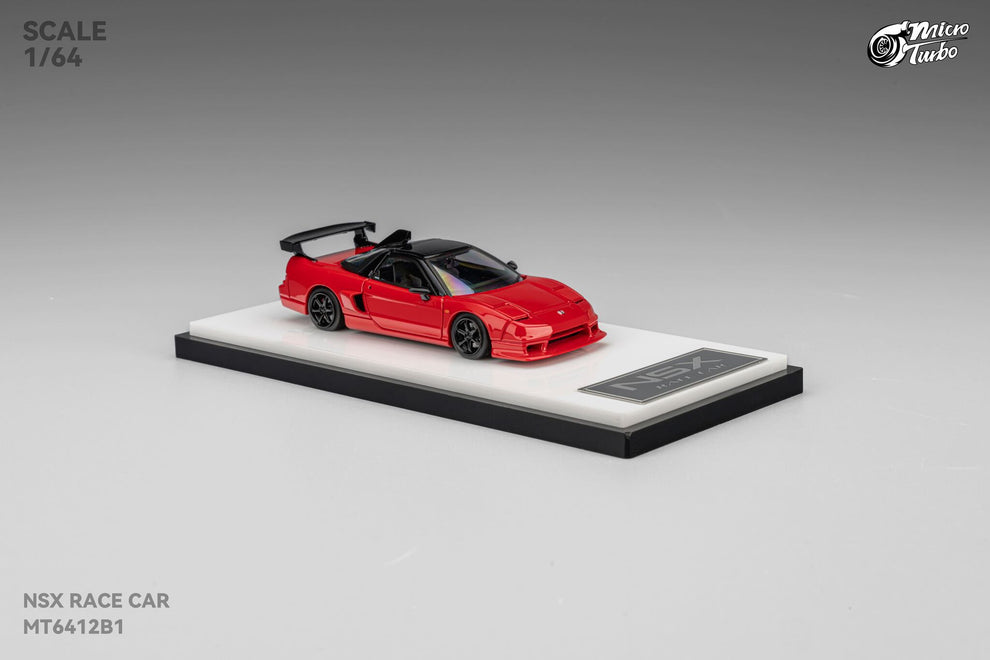 Micro Turbo - 1:64 Custom NSX Race Car - Classic Red MT6412B1