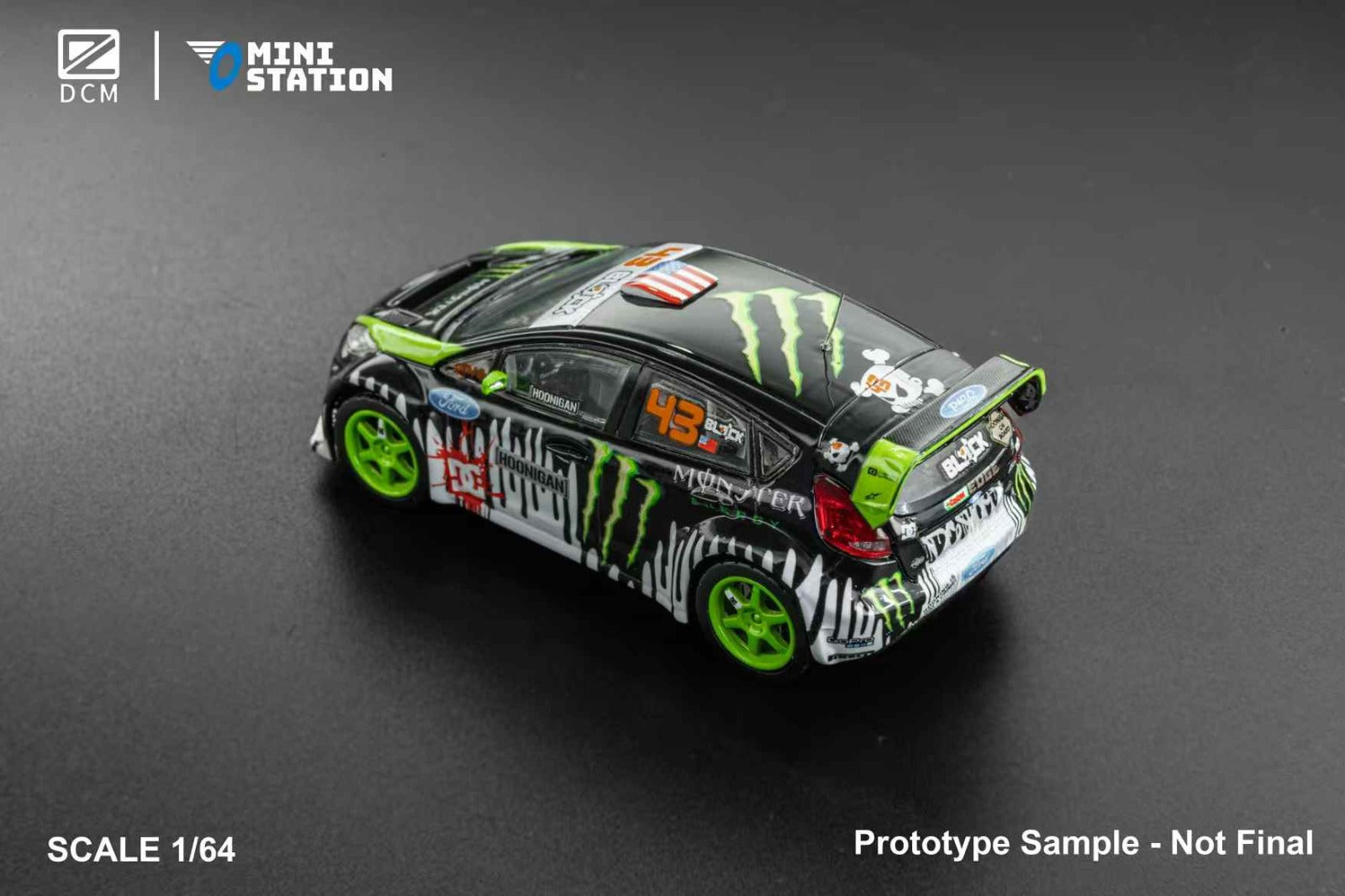 DCM & Mini Station 1:64 Ford Fiesta ST Ken Block Number 43