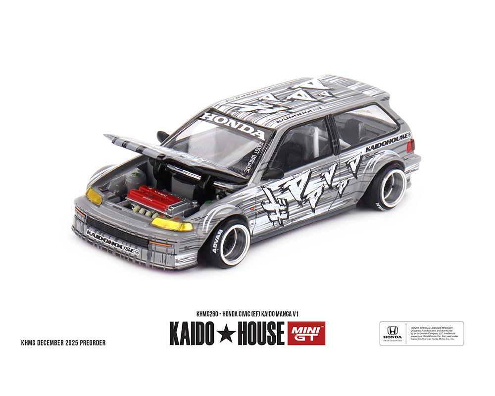 Kaido House Honda Civic (EF) Kaido Manga V1 – Silver