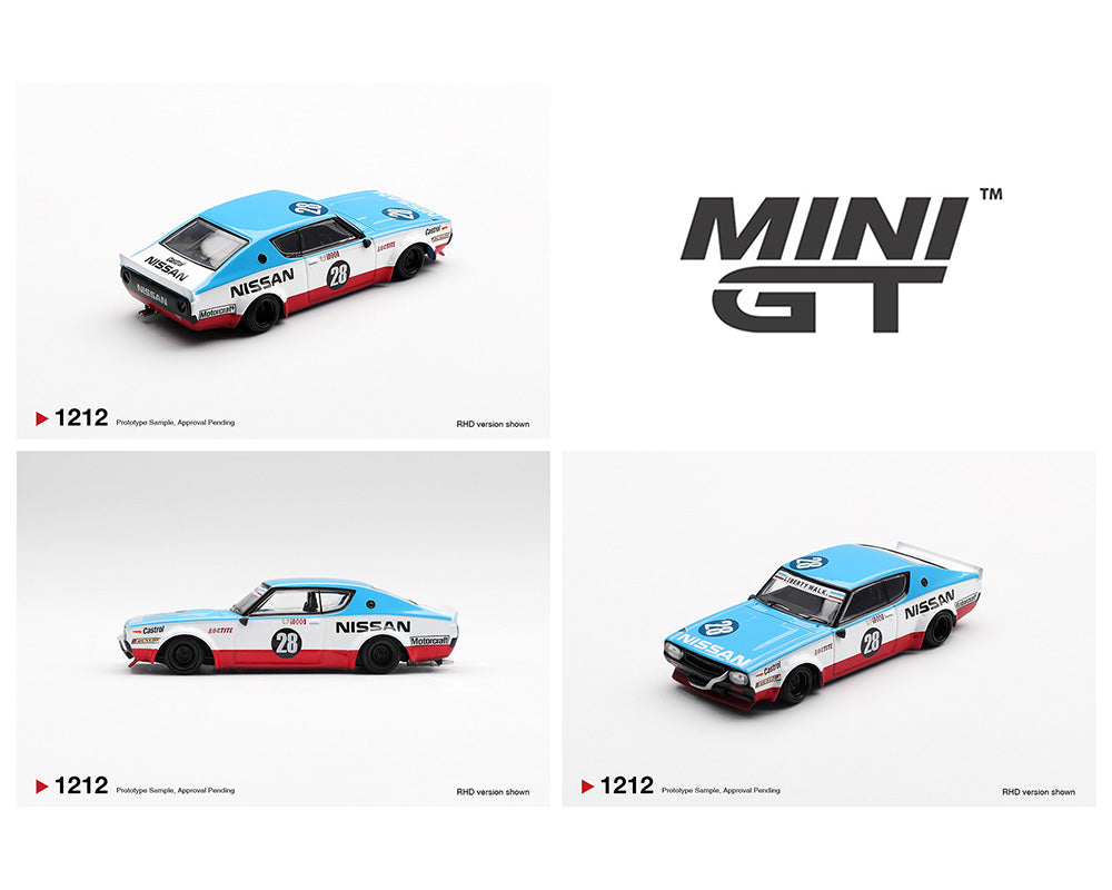 Mini GT 1:64 Nissan Skyline Kenmeri Liberty Walk Nissan Racing ’75 concept #1212